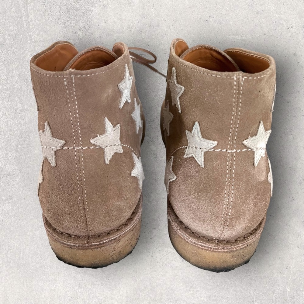 **Sold** Saint Laurent Star Nevada Suede Boots - Picture 5 of 10